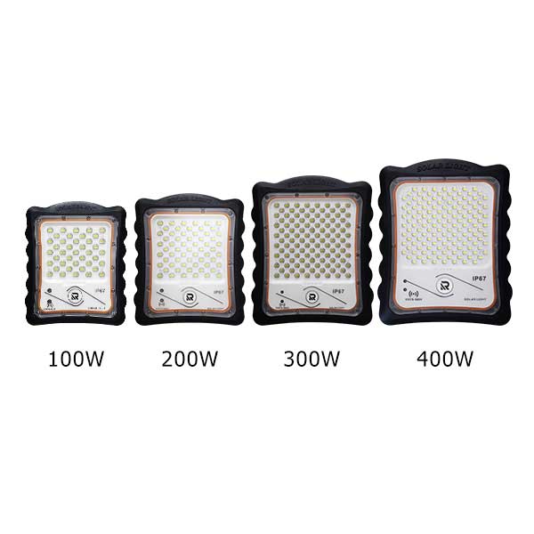 Solar Security Flood Lights Motion Sensor IP67 Waterproof with Remote Control