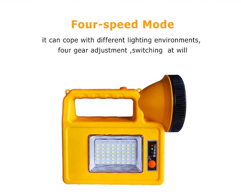 LED Rechargeable Flashlight Handheld Solar Outdoor