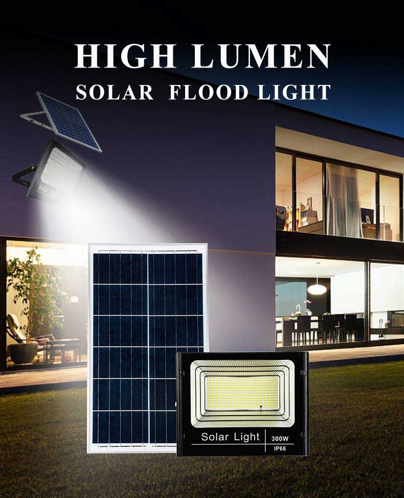 25w 40w 60w 100w 200w 300w solar flood light with remote control