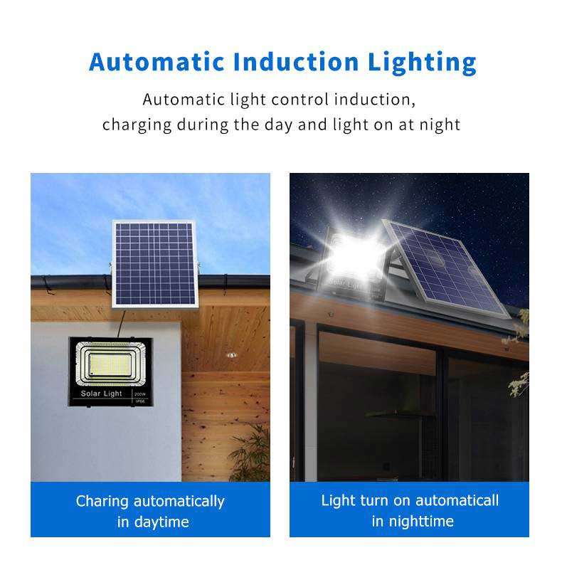 25w 40w 60w 100w 200w 300w solar flood light with remote control