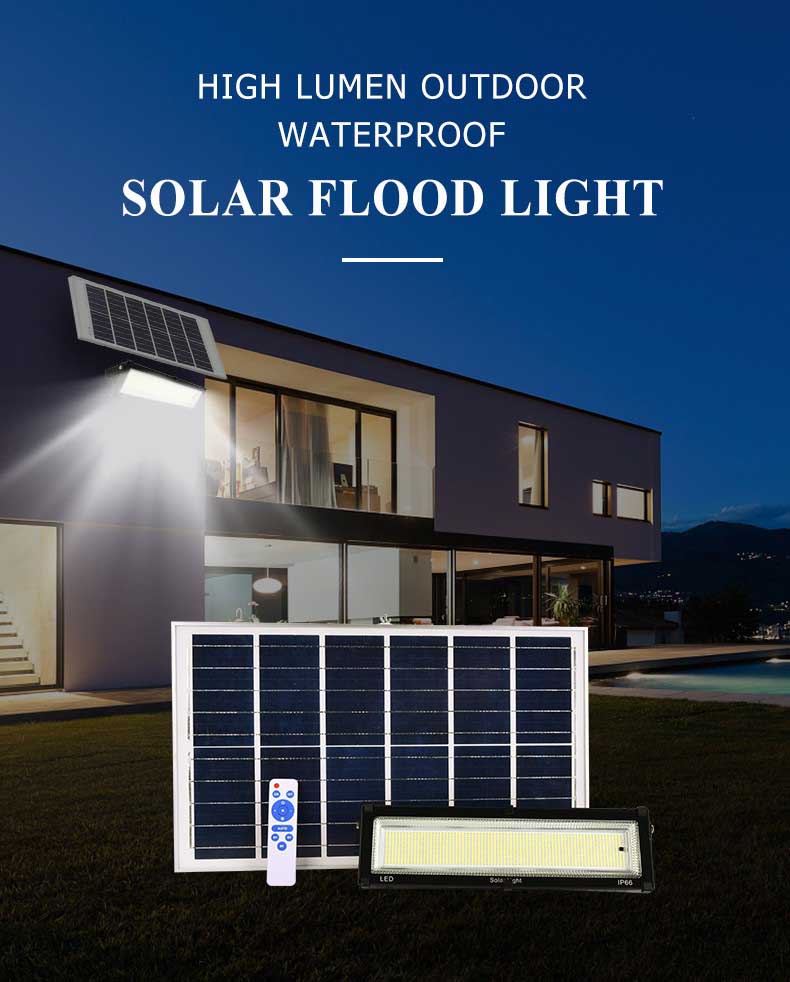 New solar flood light solar led wall wash lamp