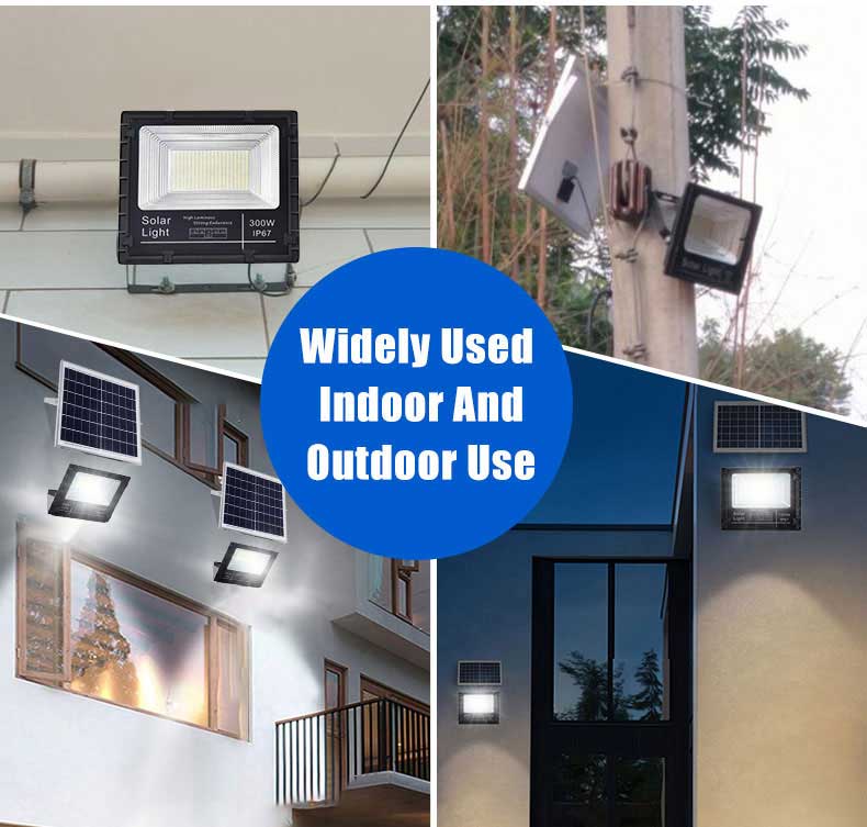 40W 60W 120W 200W 300W 400W 500W hot sale solar flood lights with battery indicator and remote