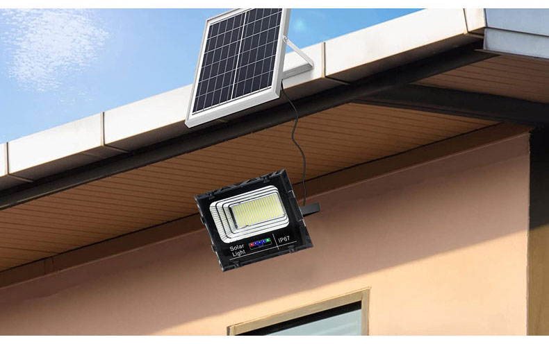 50W 100W 200W 300W 400W 500W Solar Flood lights with led battery indicator, ABS and aluminum housing optional