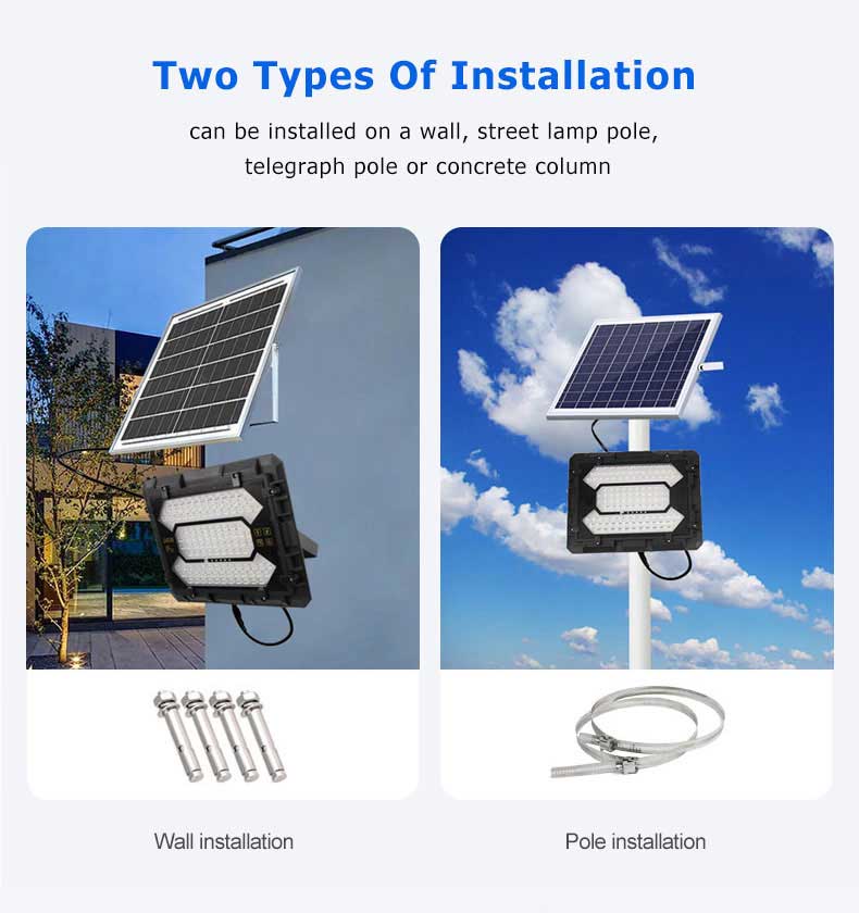 2023 NEW model high brightnewss IP67 solar flood light