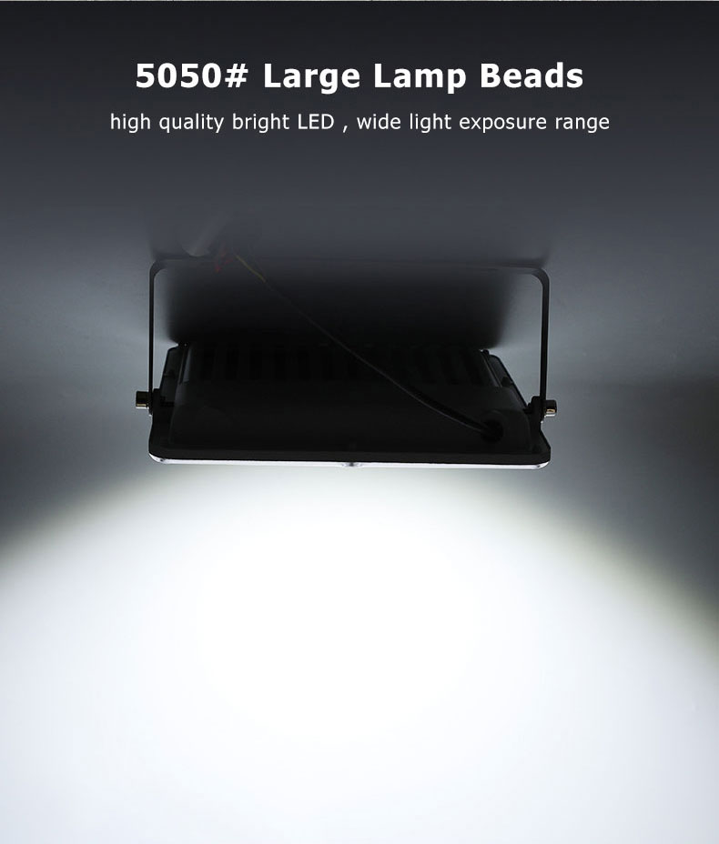 Super thin PVC lens reflector solar flood light High Lumens With Advanced Remote Control