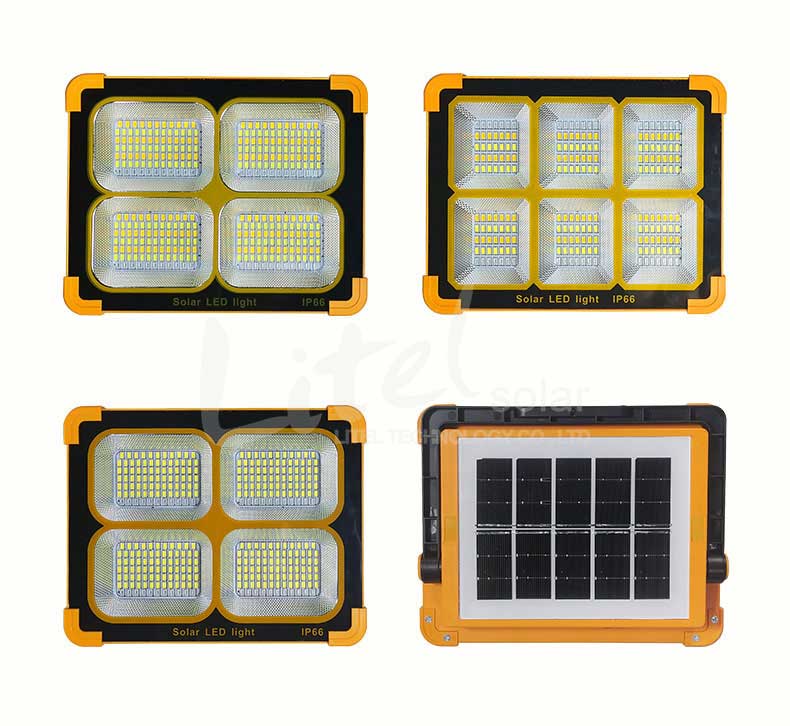 Portable Led Rechargeable Work Solar Light for Power Failure Emergency Car Repair