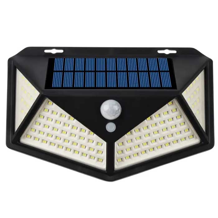 100LED 270 Degree Wide-angle Outdoor Motion Sensor Power Solar Wall Lights