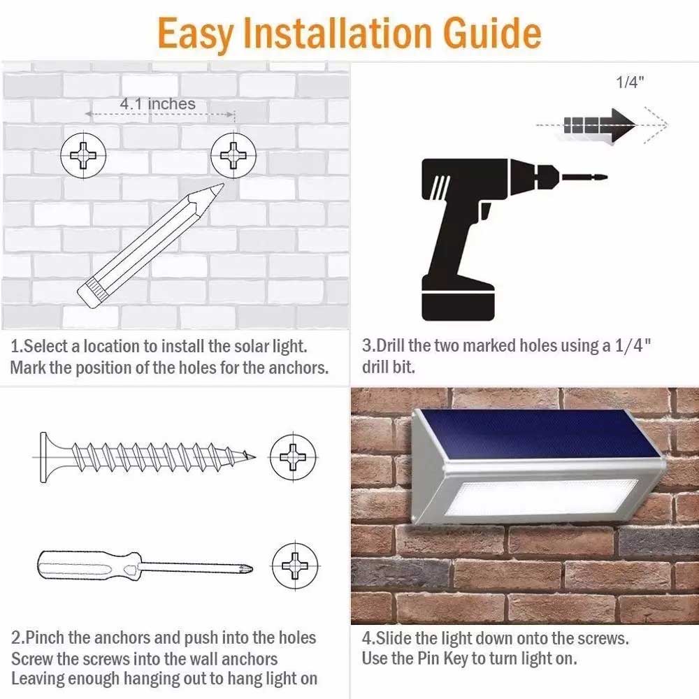 48 LED IP44 Microware+Dim light Solar LED garden Light