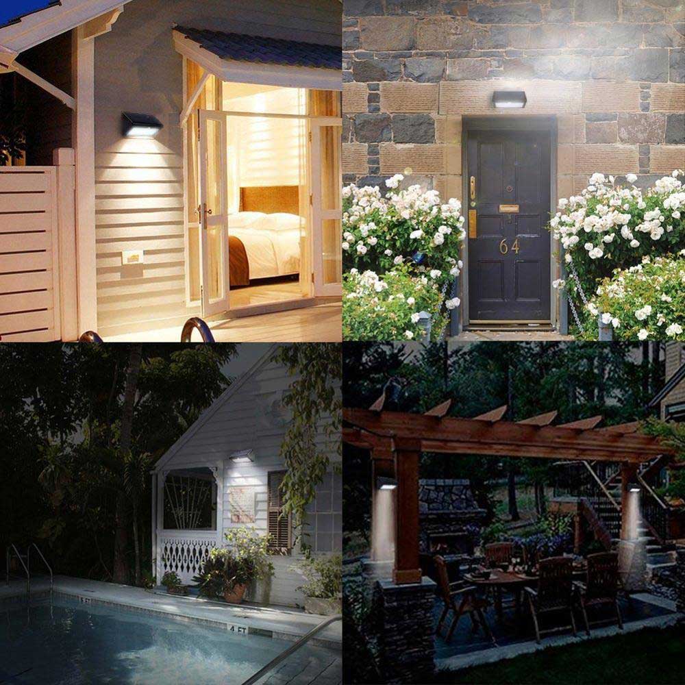 Hot produce 70 ics COB garden solar led wall light