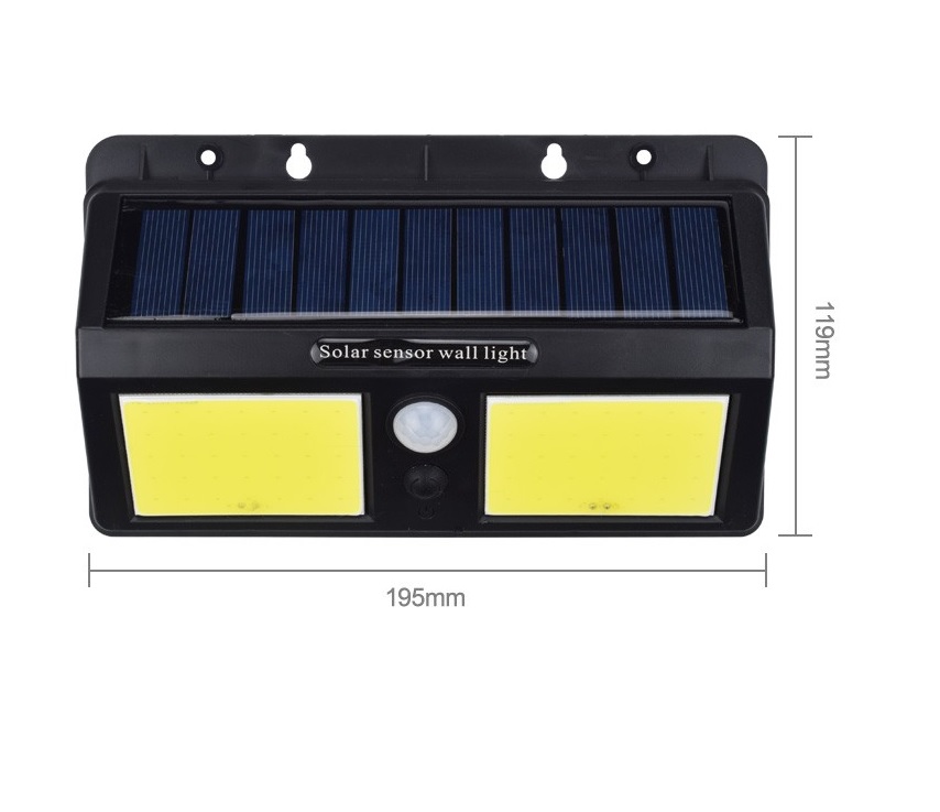 Hot produce 70 ics COB garden solar led wall light