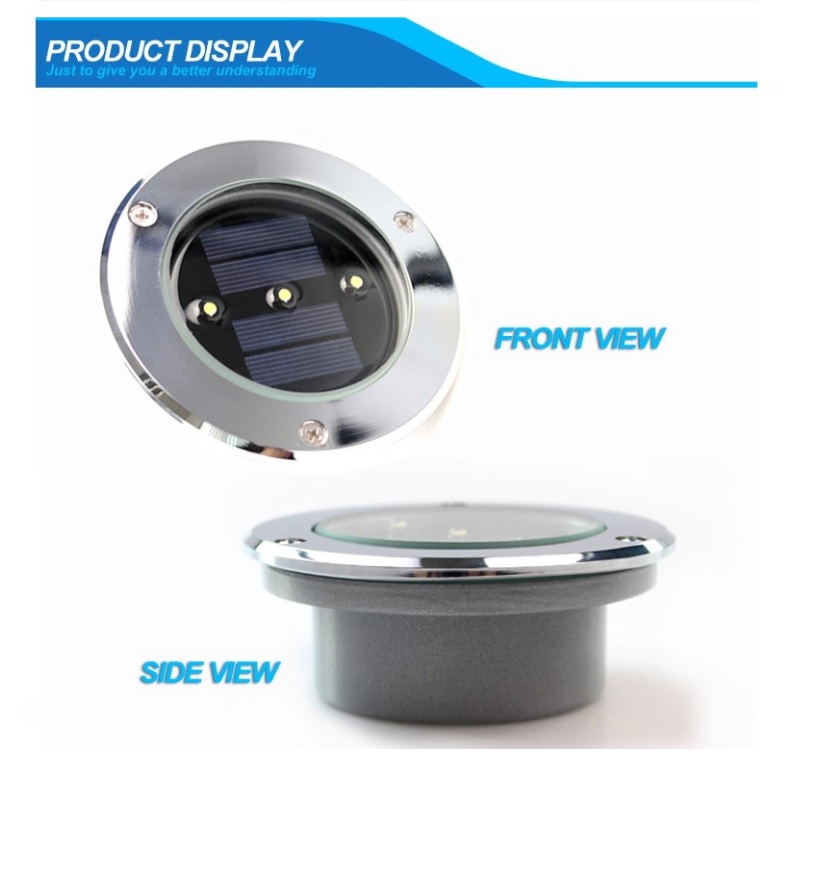 High power high lumen waterproof round led underground light