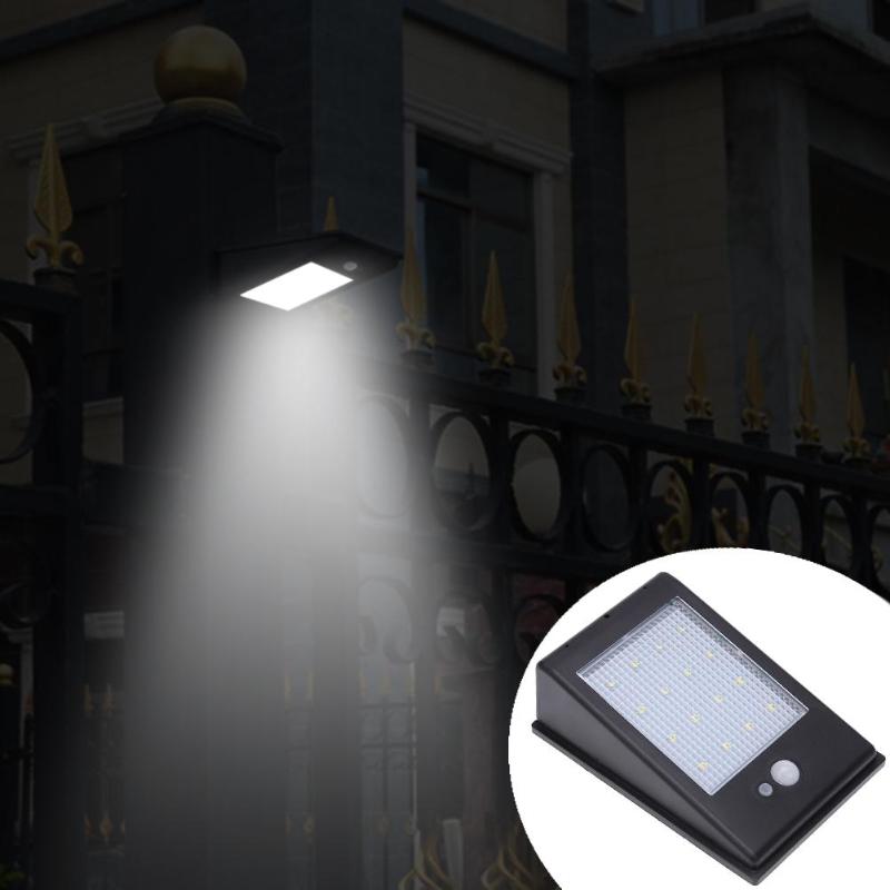 16LED PIR Motion Sensor indoor Security Emergency solar Wall light