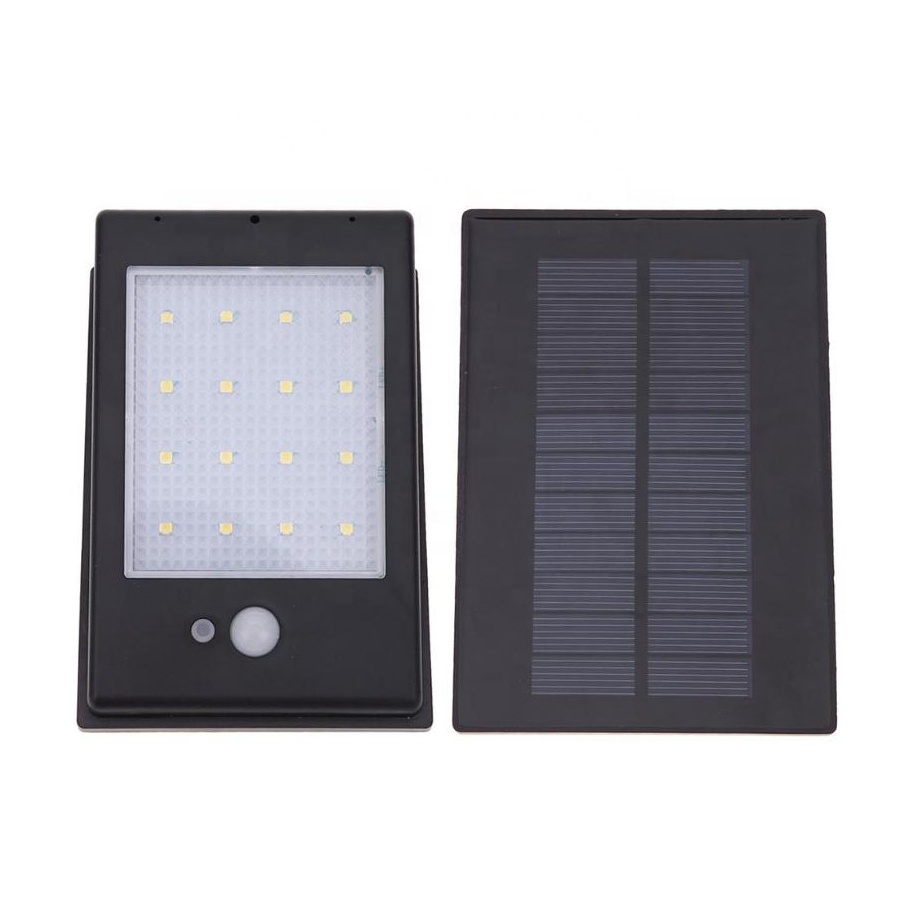 16LED PIR Motion Sensor indoor Security Emergency solar Wall light