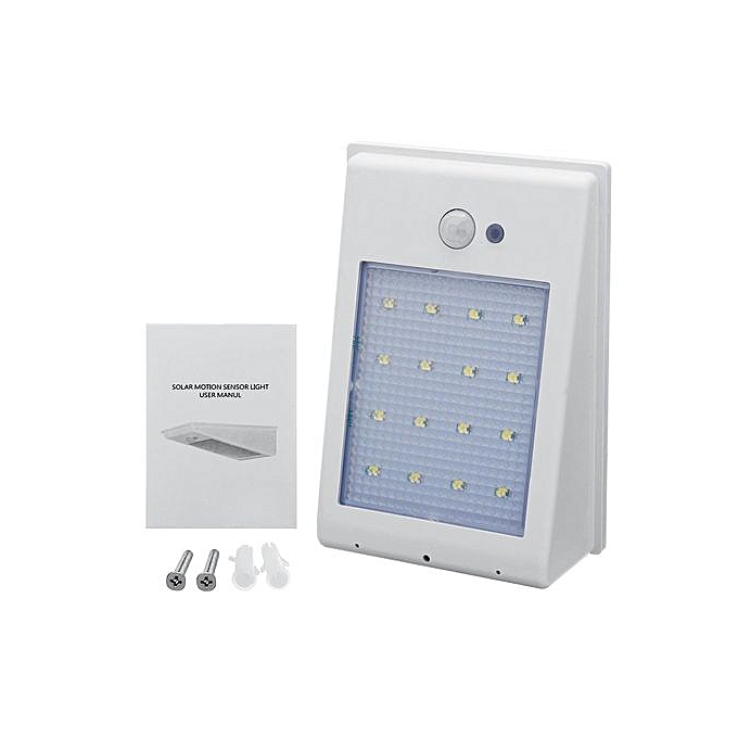 16LED PIR Motion Sensor indoor Security Emergency solar Wall light