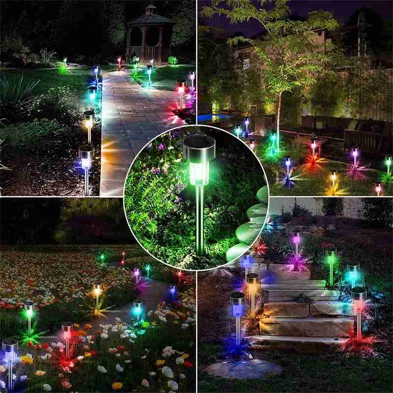 Outdoor Pathway spike stake Mini solar Lawn Light