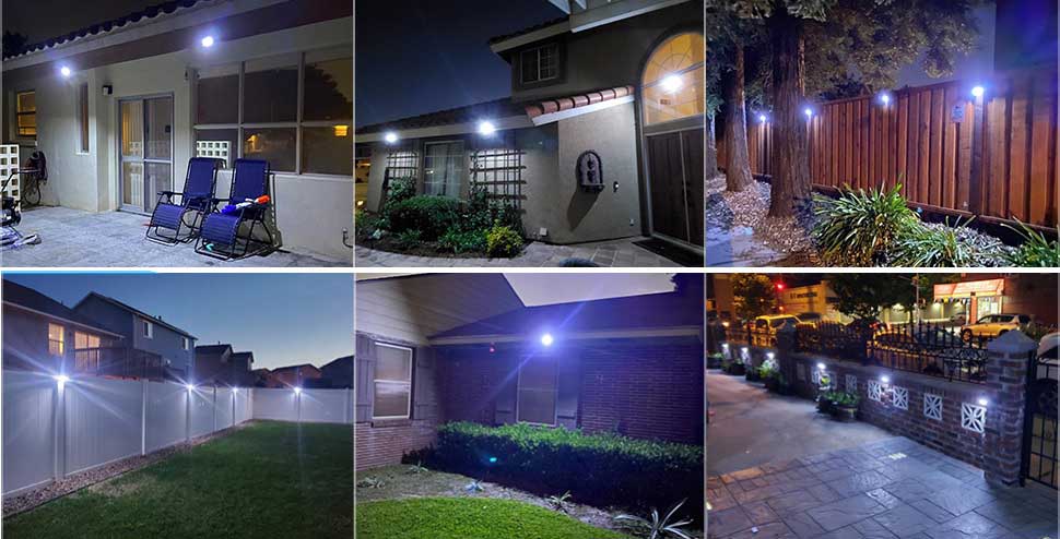 outdoor 20leds 30leds security Solar wall light with PIR Motion Sensor