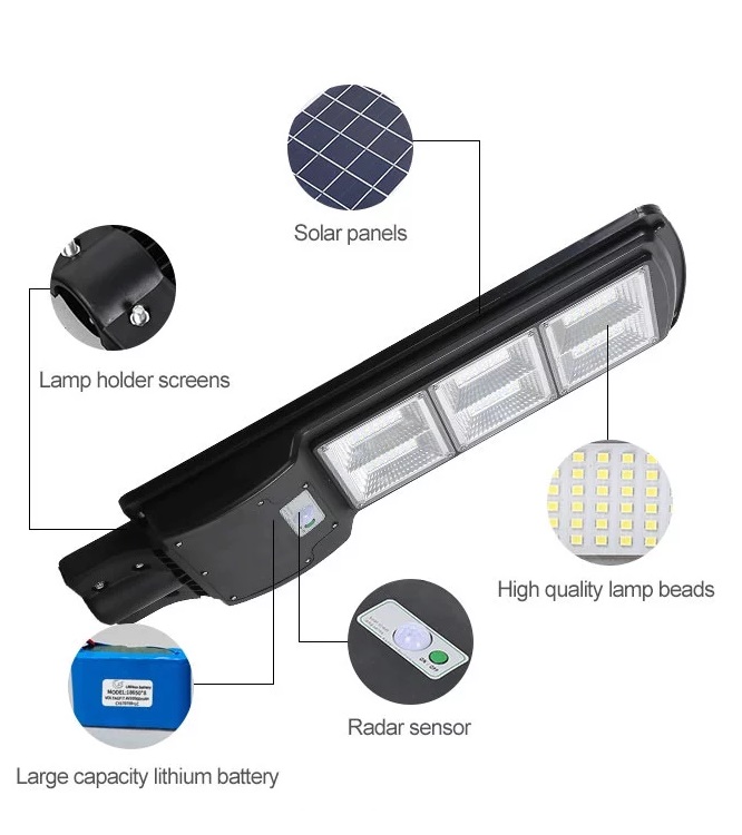 all in one solar street light