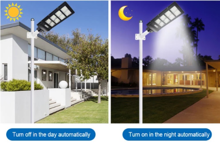 E-type high power integrated all in one PIR motion sensor ABS solar street light