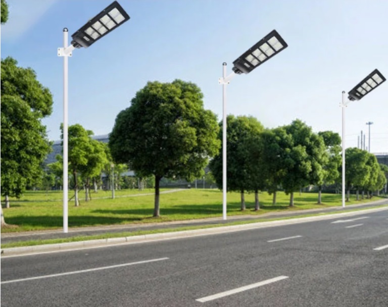 E-type high power integrated all in one PIR motion sensor ABS solar street light