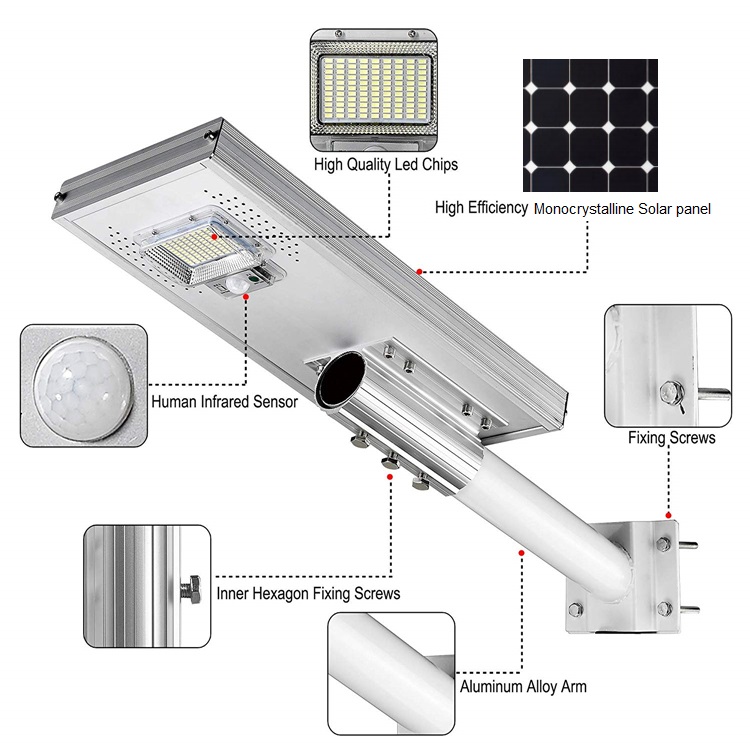 all in one solar street light