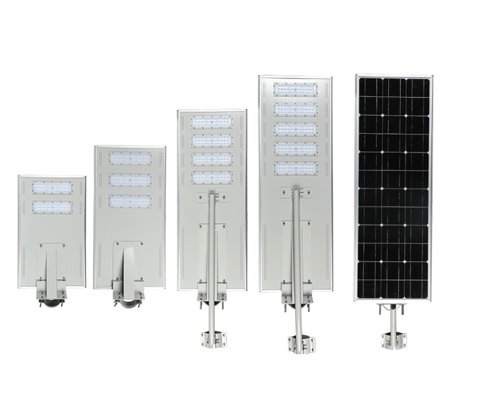  high output project integrated all in one solar street light, size and specification can be customized