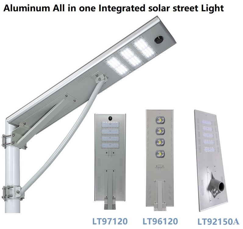 project MPPT controller A-graded aluminum integrated all in one solar street light