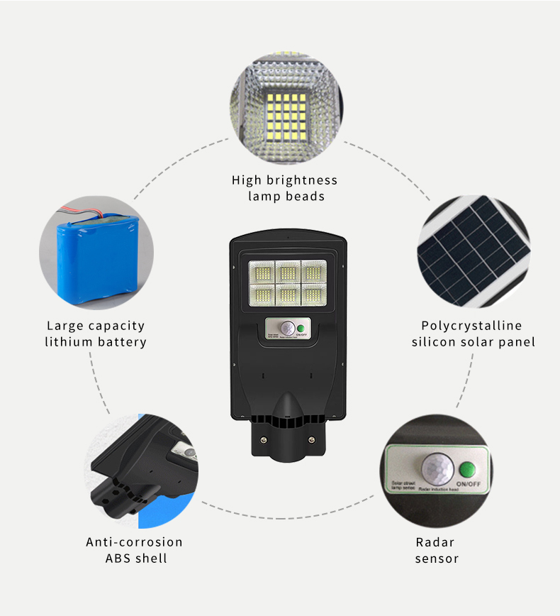 all in one solar street light