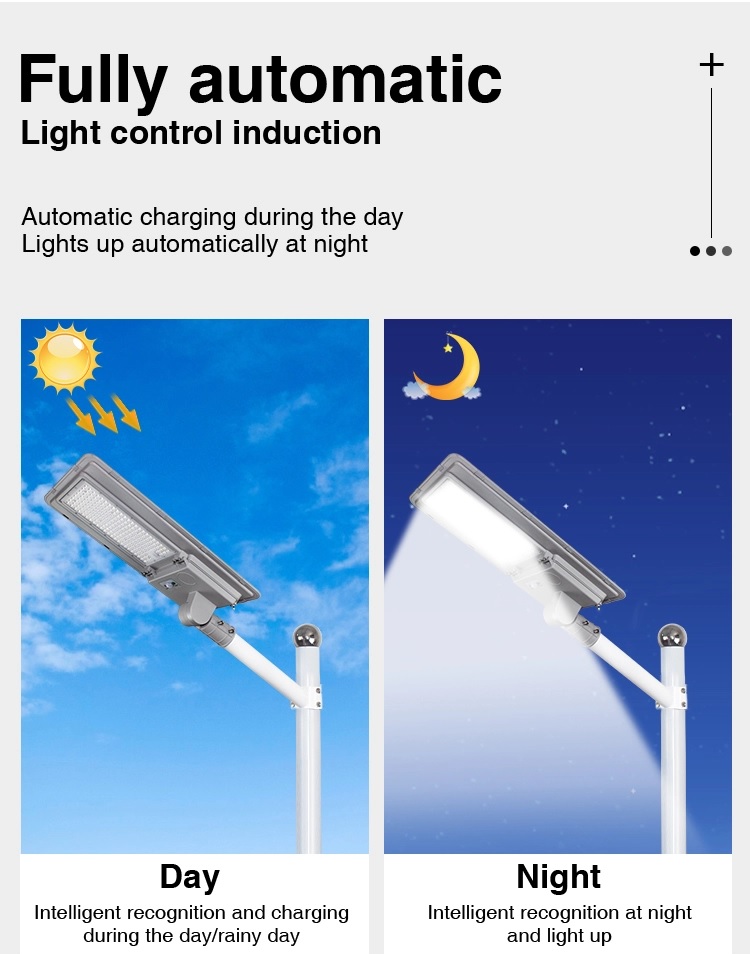 Integrated all in one aluminum alloy solar street light with adjustable light support