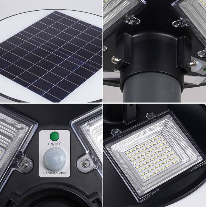  All in one Solar Garden Street Light With Remote Control