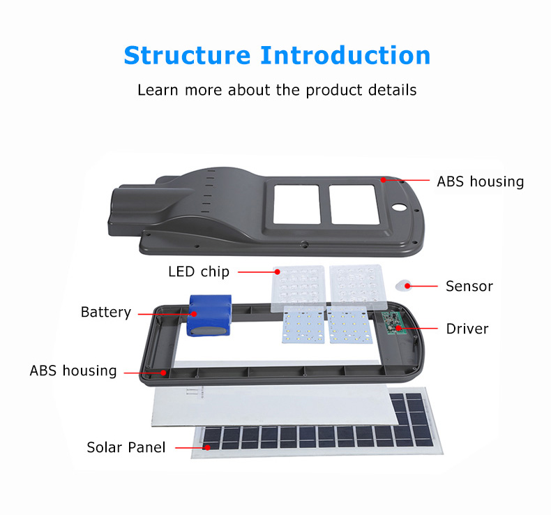 all in one solar street light