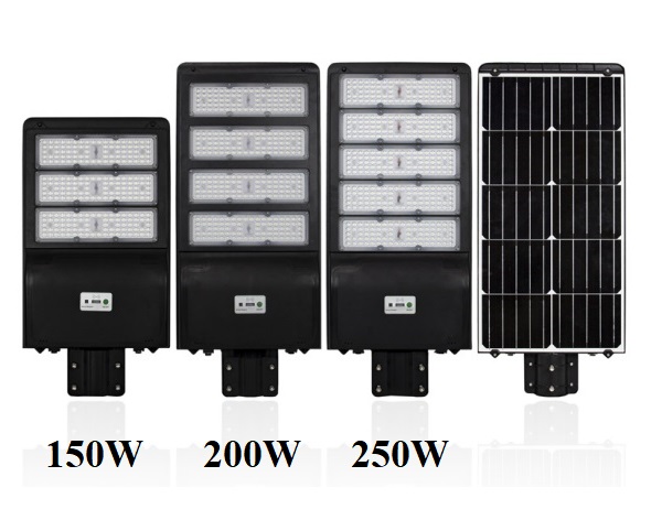 Outdoor all in one Mono Solar street Light with Wireless Motion Sensor Remote Control