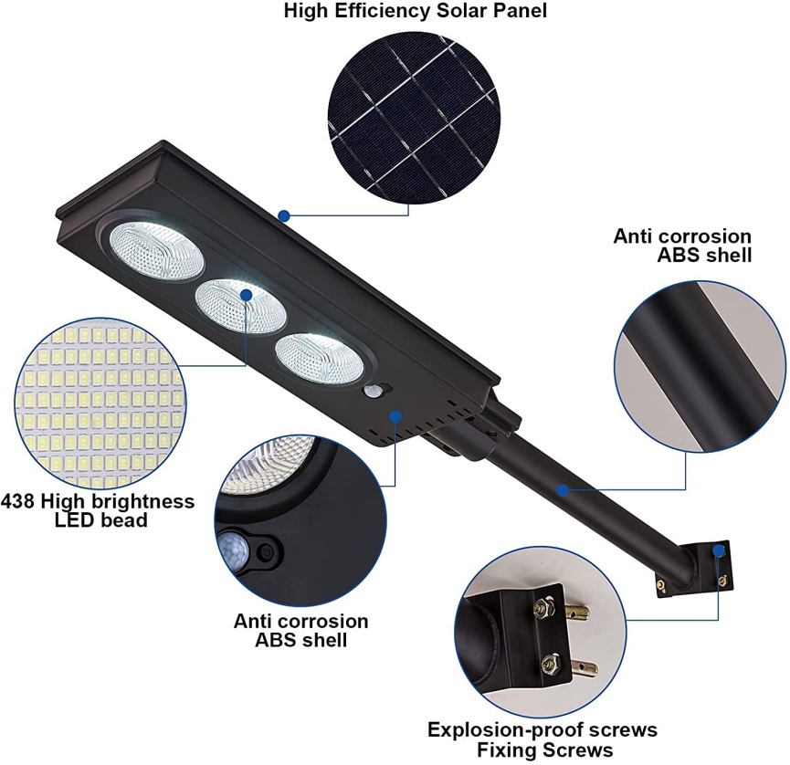 150W new model integrated all in one solar street light