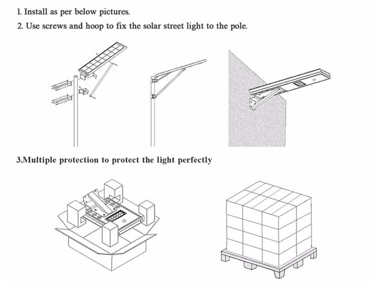 all in one solar street light