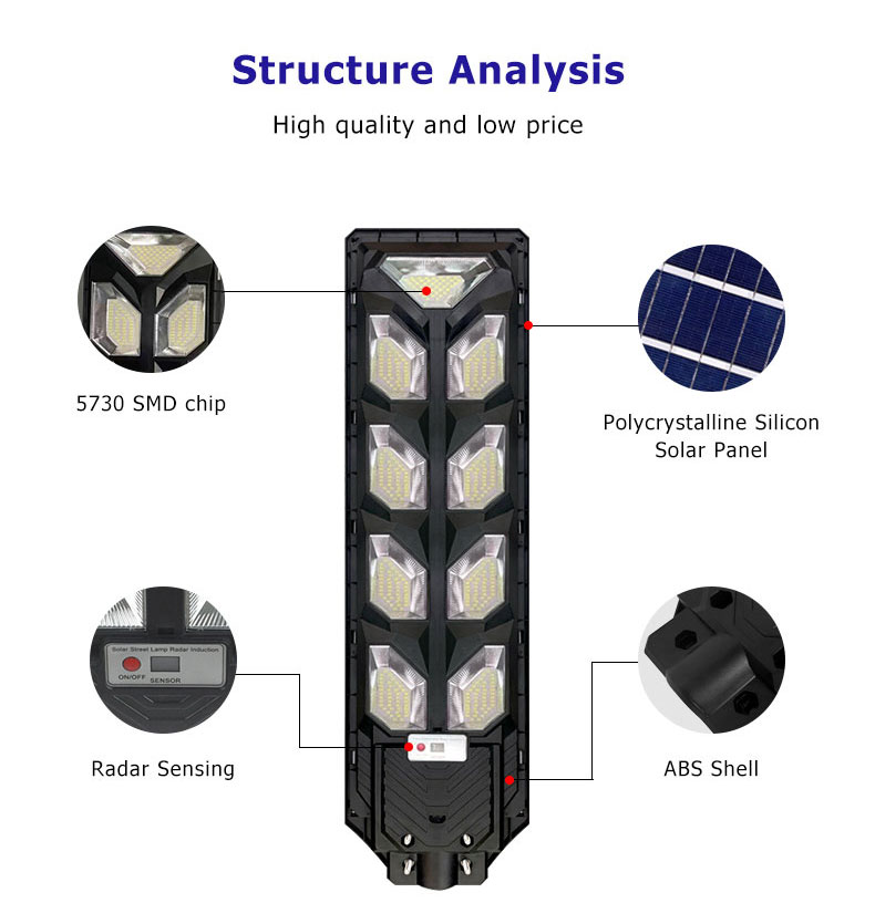 all in one solar street light