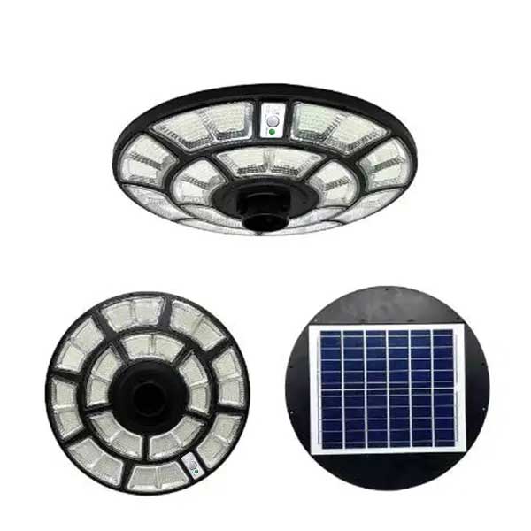 Outdoor Solar Post Top Pole Lights with 3 Color Modes