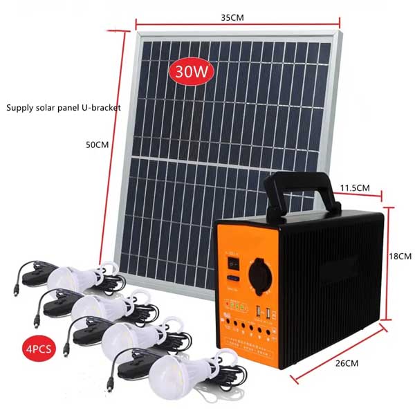 Big capaciity solar power light Solar home system