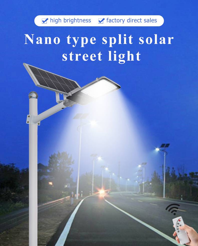 Split Solar Street Light