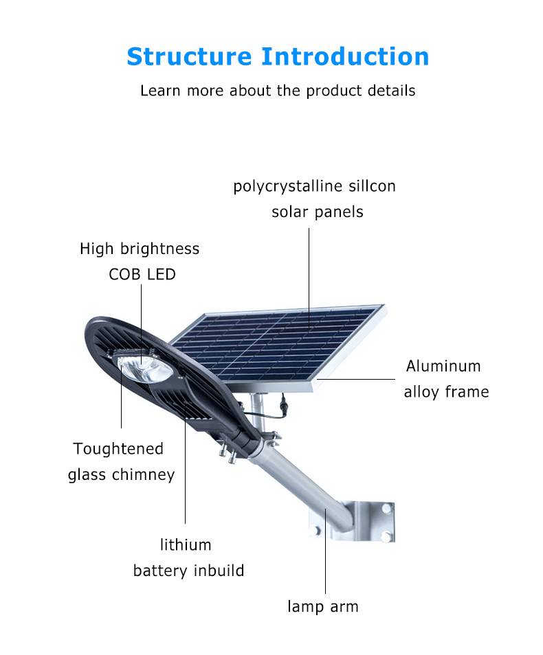 Split Solar Street Light