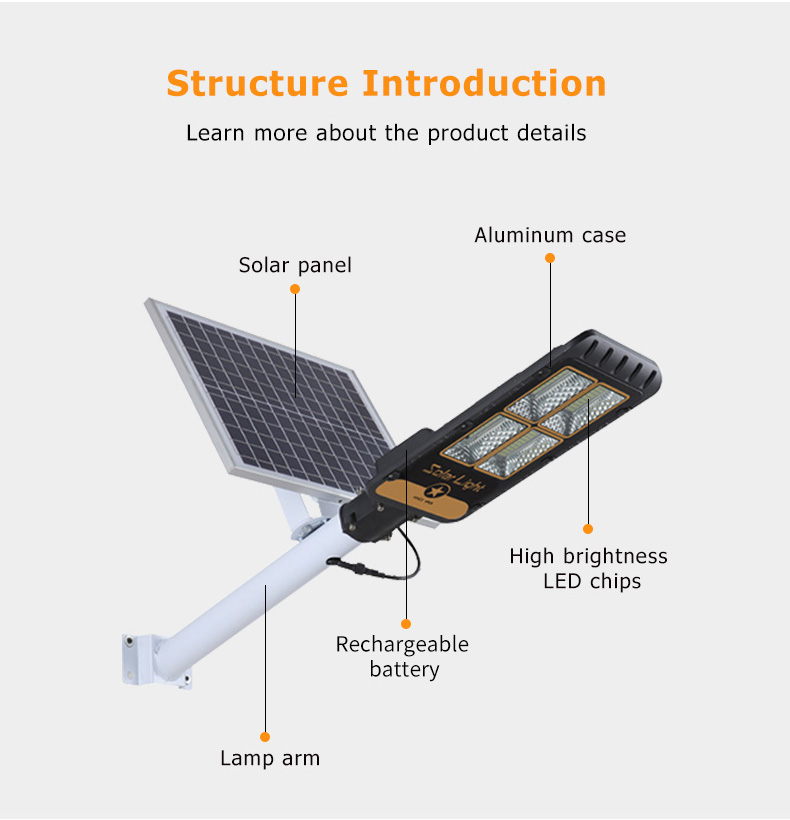 Split Solar Street Light