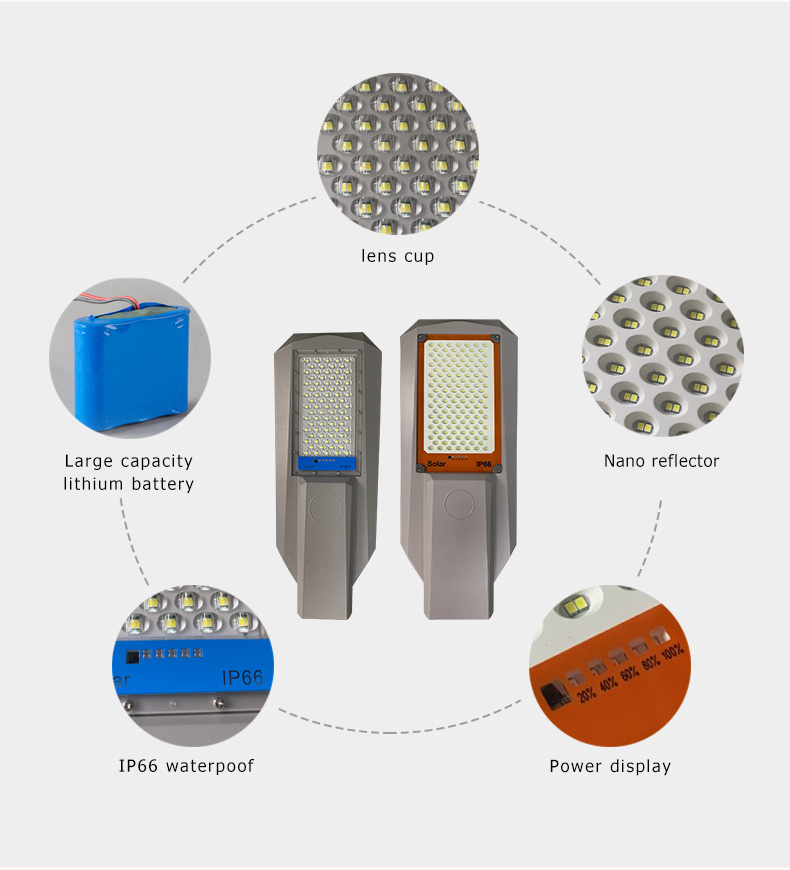 Split Solar Street Light