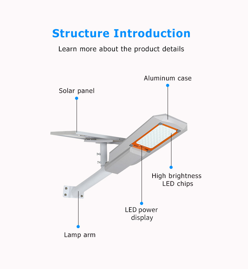 Split Solar Street Light