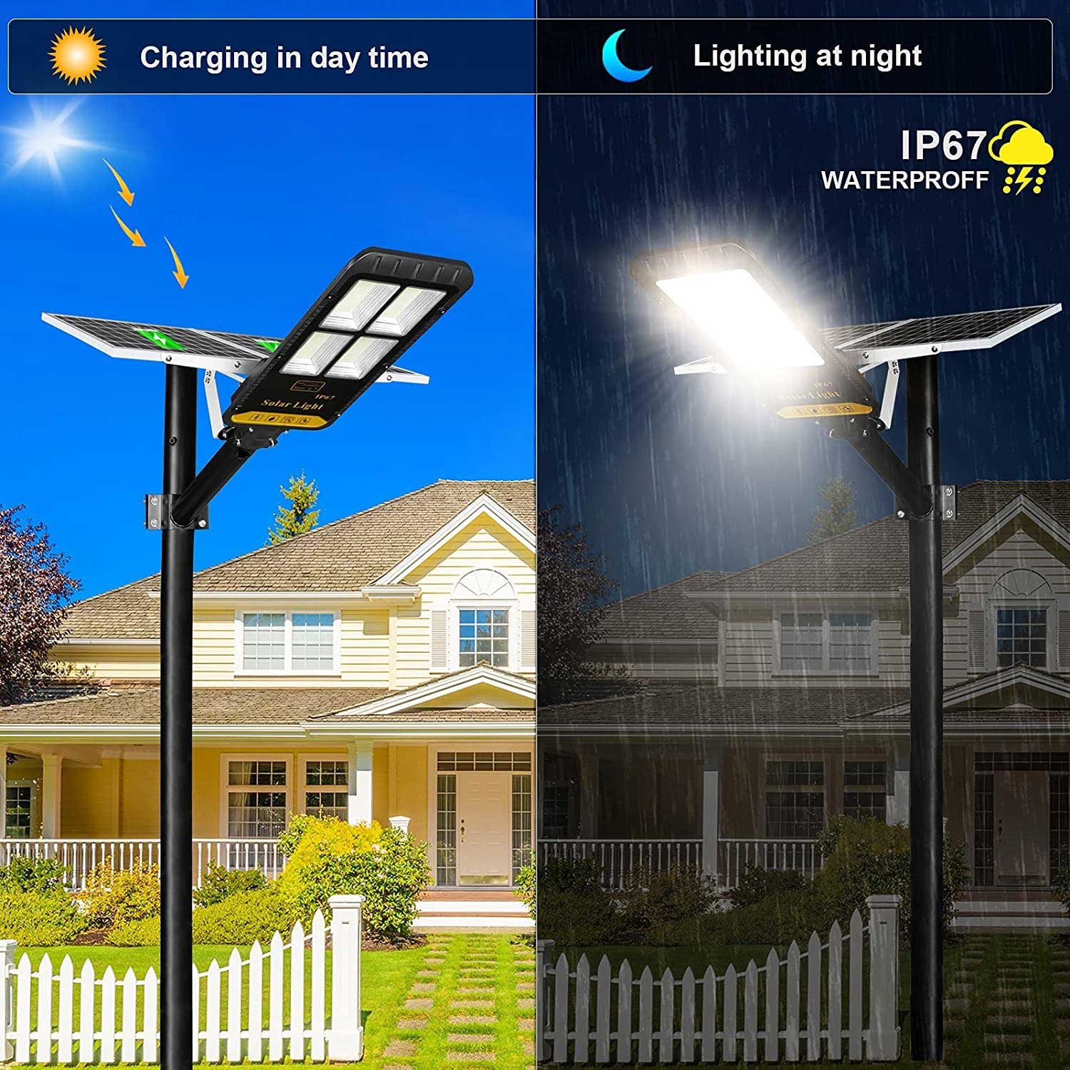 Split Solar Street Light