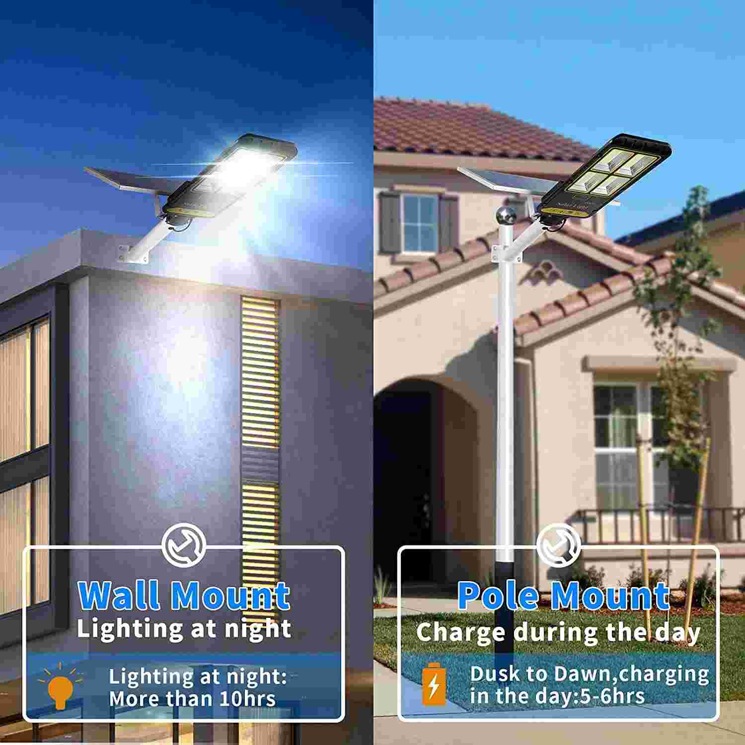 Split Solar Street Light