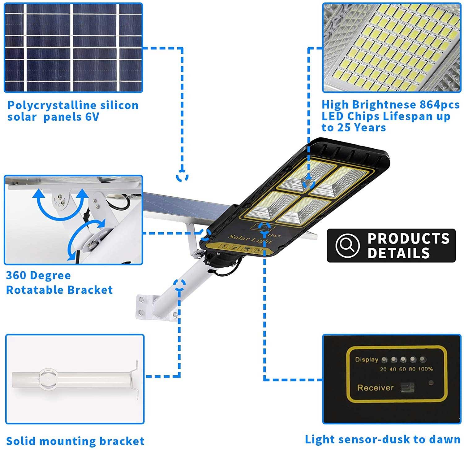 Split Solar Street Light