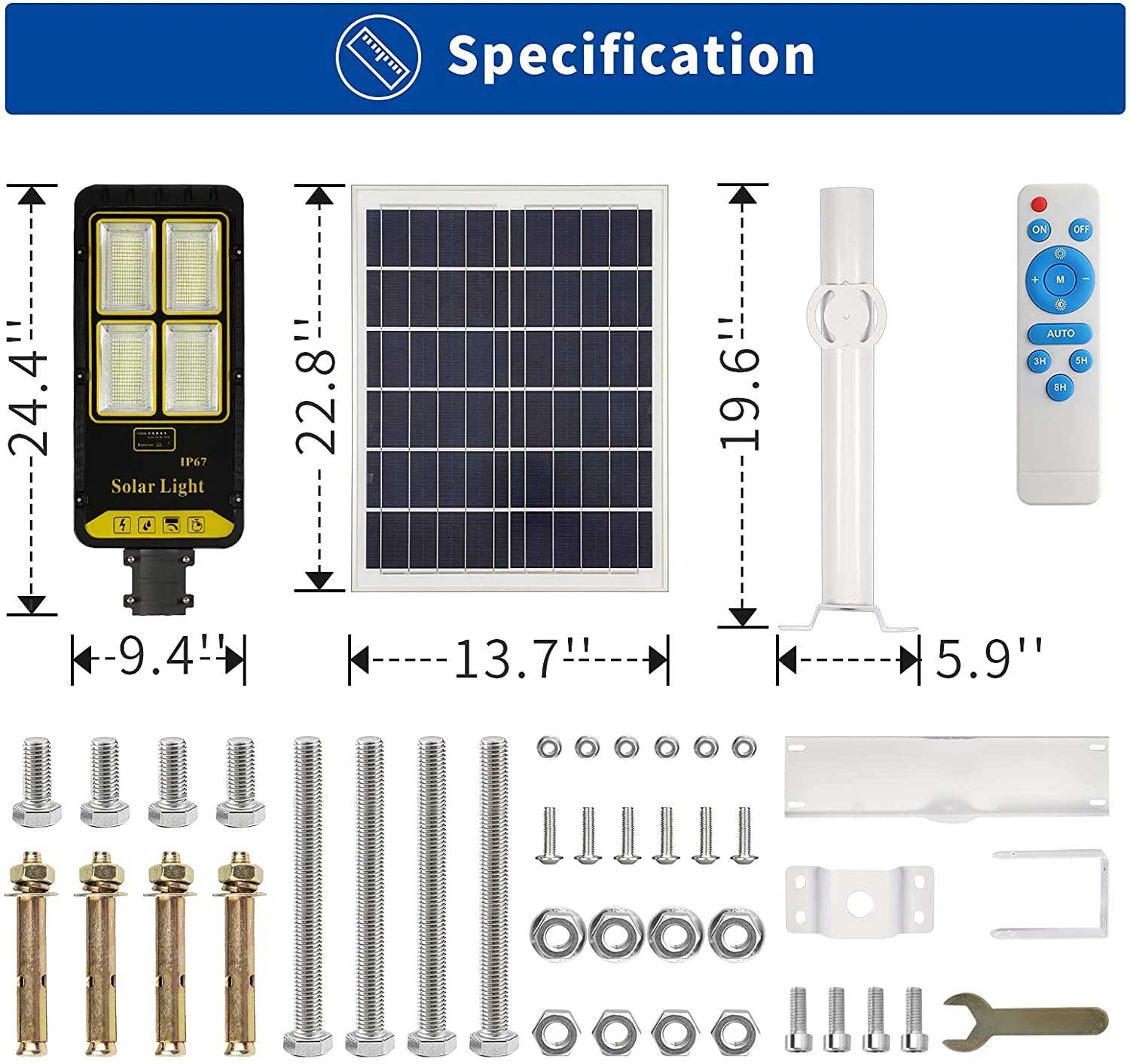 Split Solar Street Light