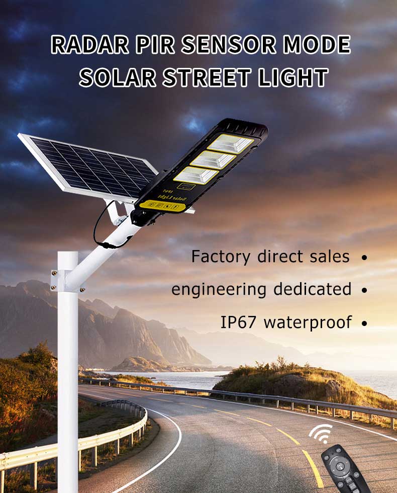 Split Solar Street Light